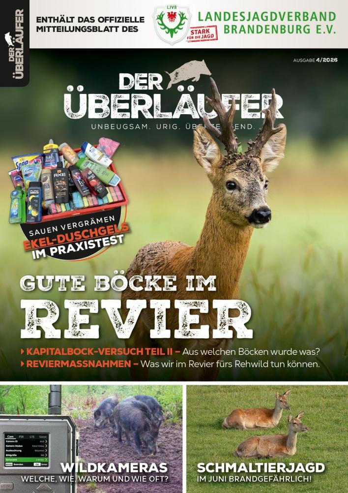 Der Überläufer 4/2026 LJV-Brandenburg-Ausgabe
