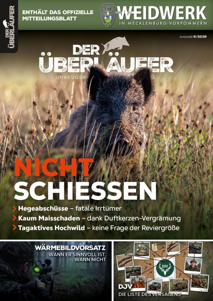 Der Überläufer 2026-6 Ausgabe Mecklenburg-Vorpommern - Weidwerk